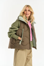 Checked Out Short Vest