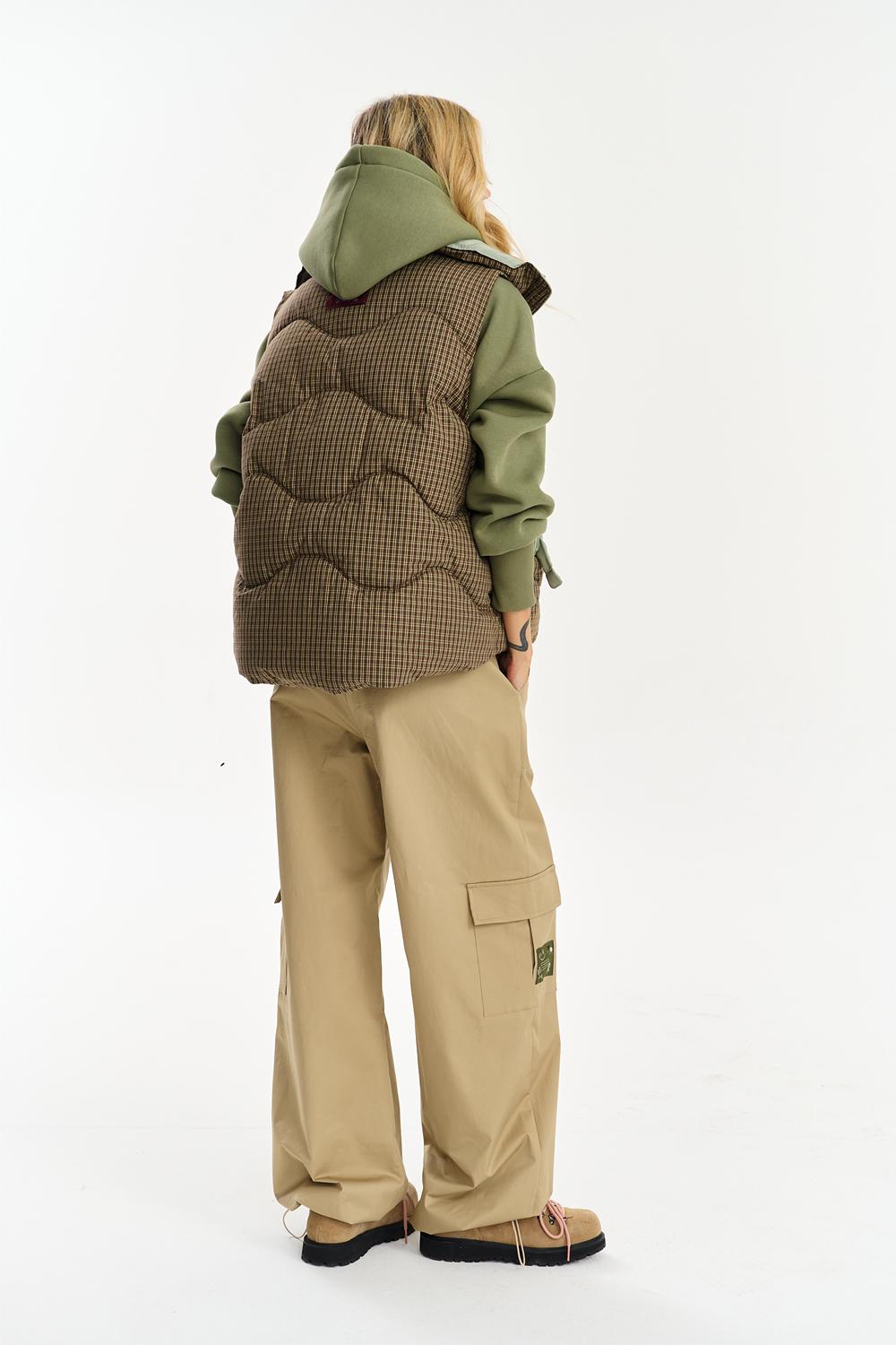 Checked Out Short Vest
