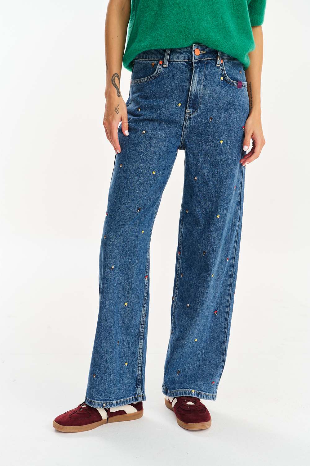 Shroom Boom džinsai su Tencel