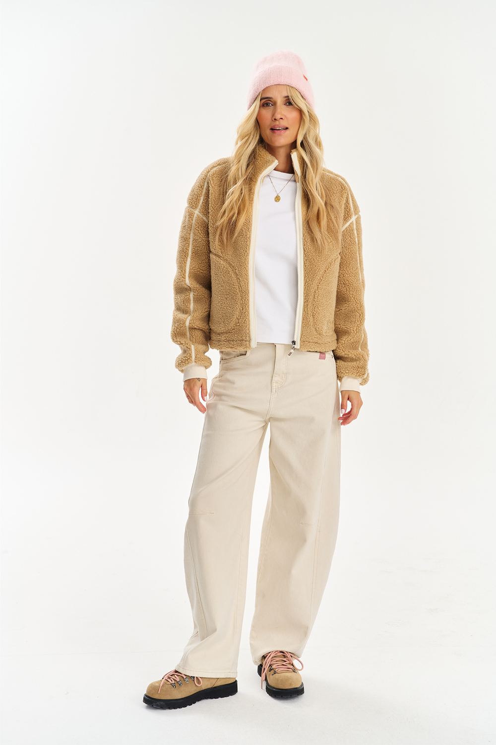 Teddy Fuzzy Dune Wool Jacket