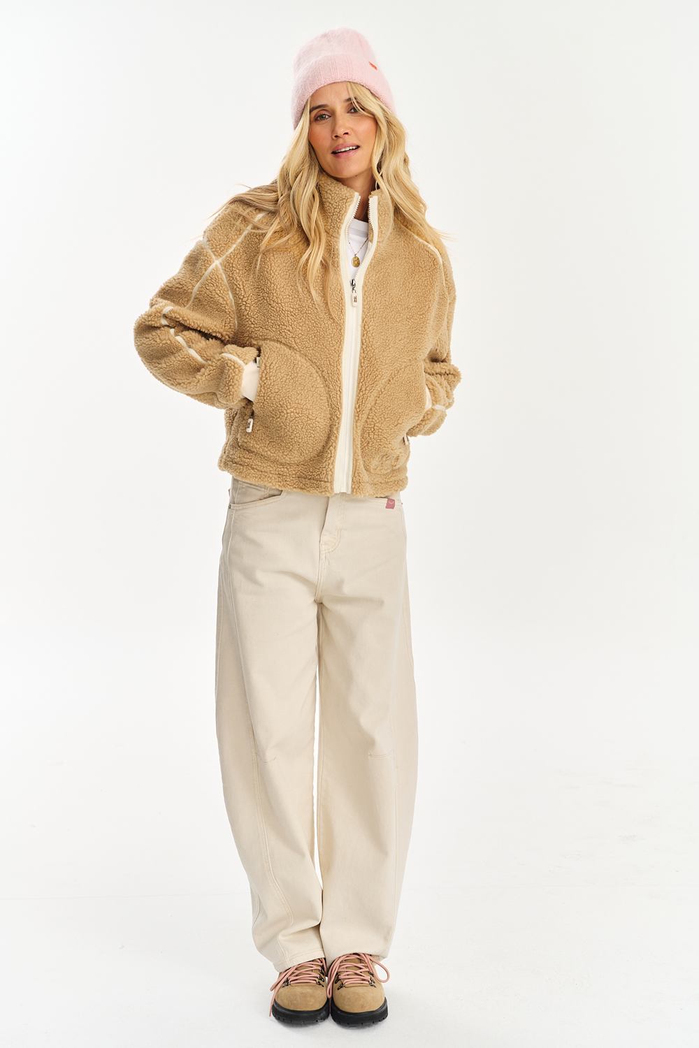 Teddy Fuzzy Dune Wool Jacket