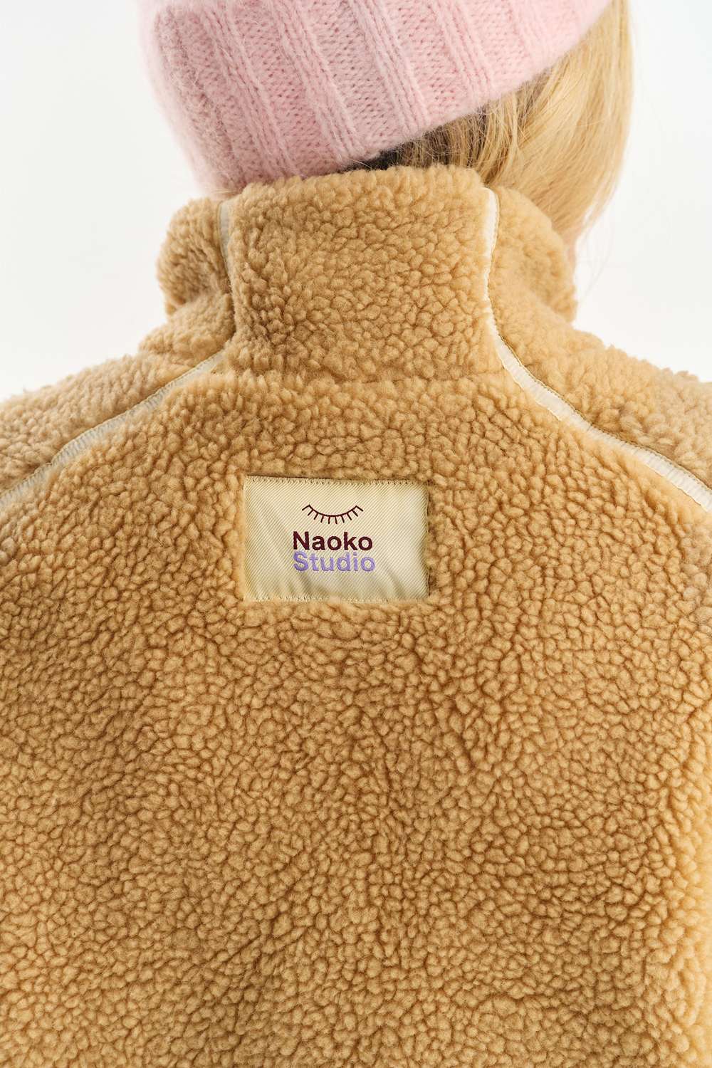Teddy Fuzzy Dune Wool Jacket