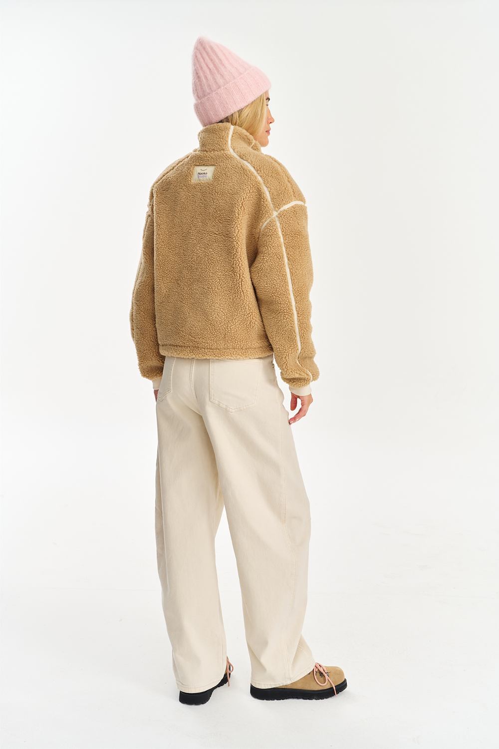 Teddy Fuzzy Dune Wool Jacket