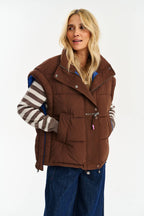 Sudden Blue Quilted Vest