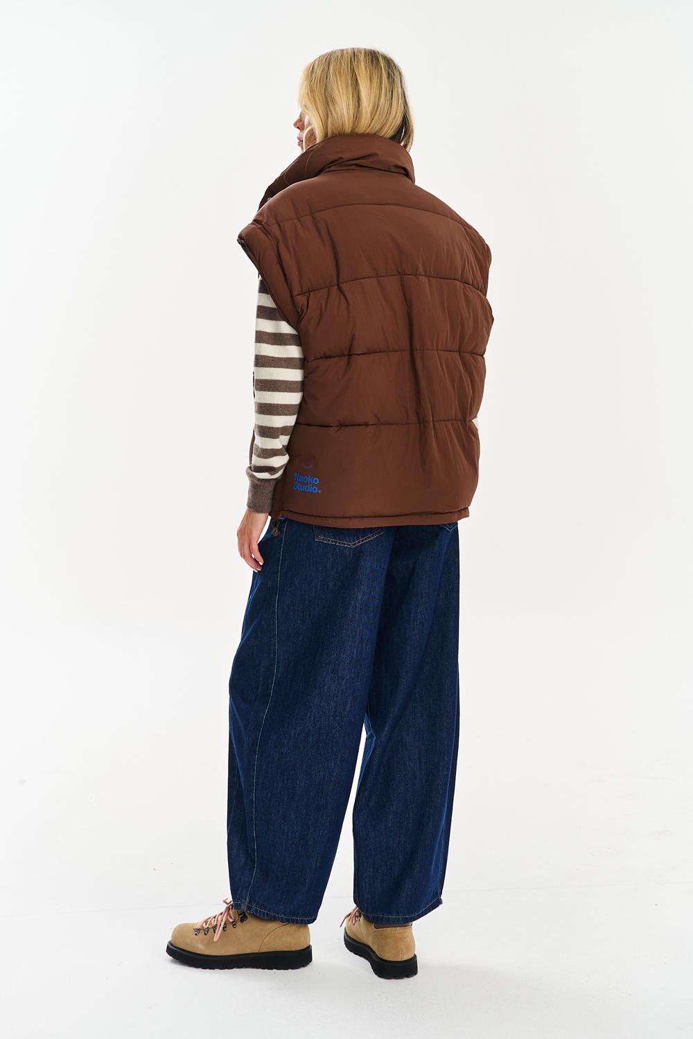 Sudden Blue Quilted Vest