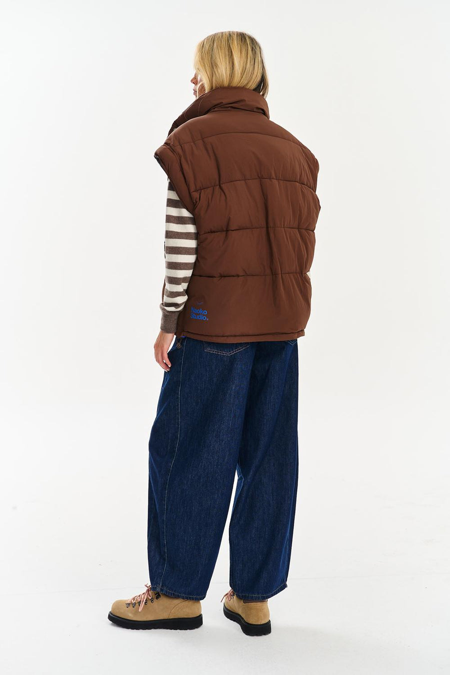 Sudden Blue Quilted Vest