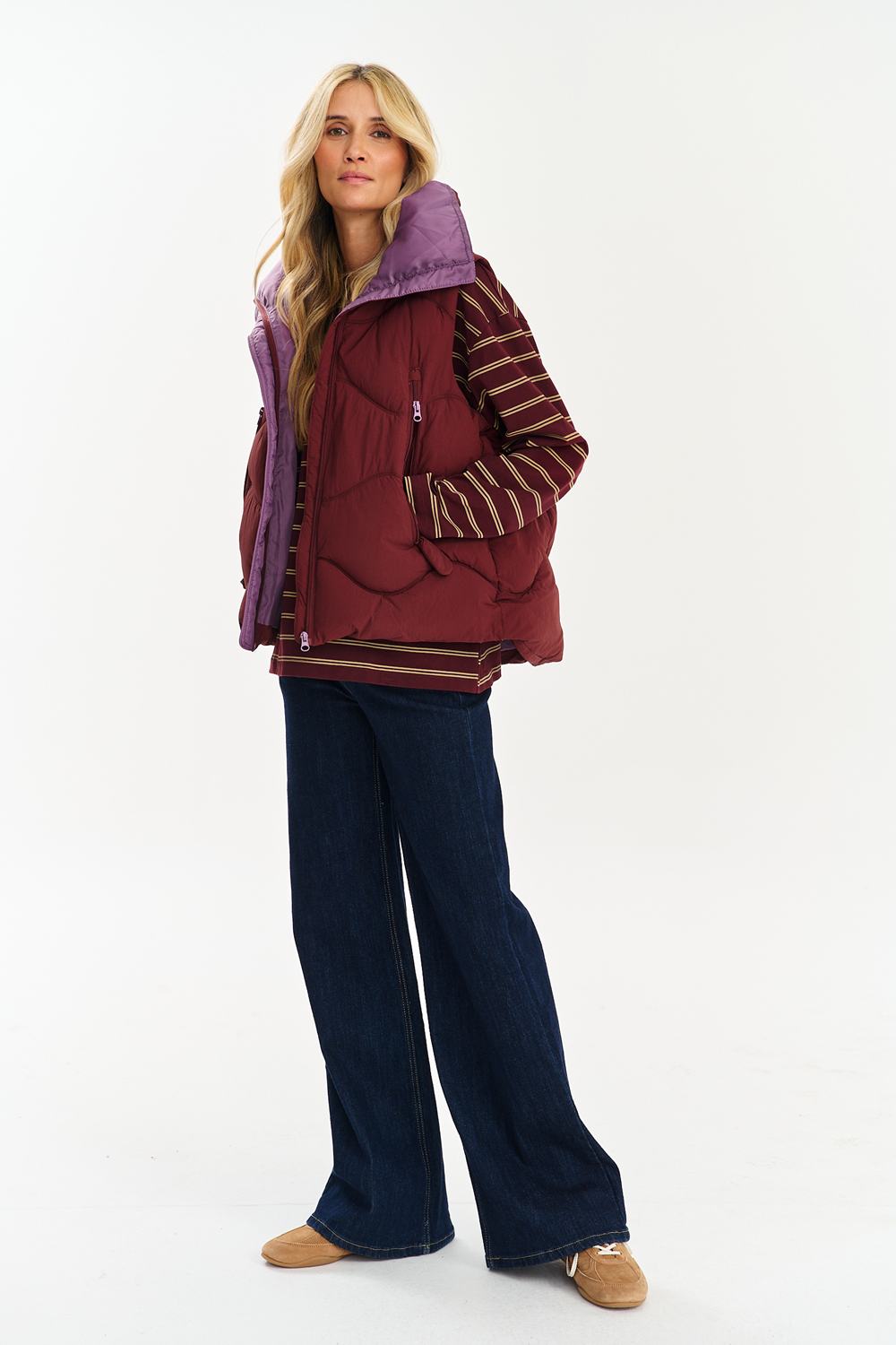 Midnight Plum Short Vest