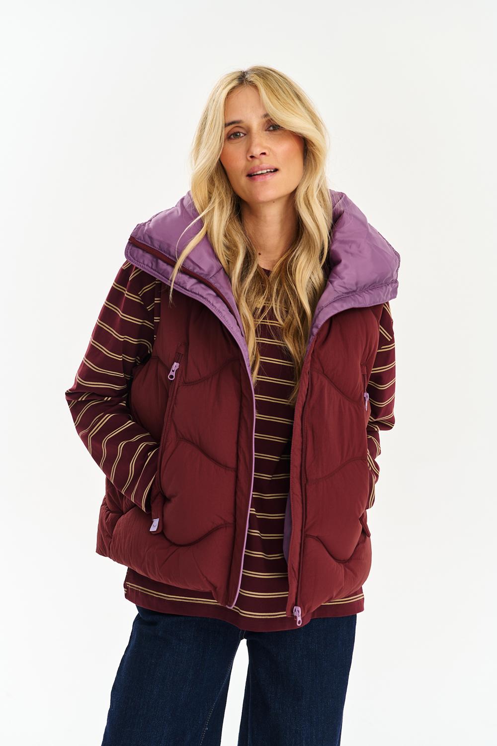 Midnight Plum Short Vest