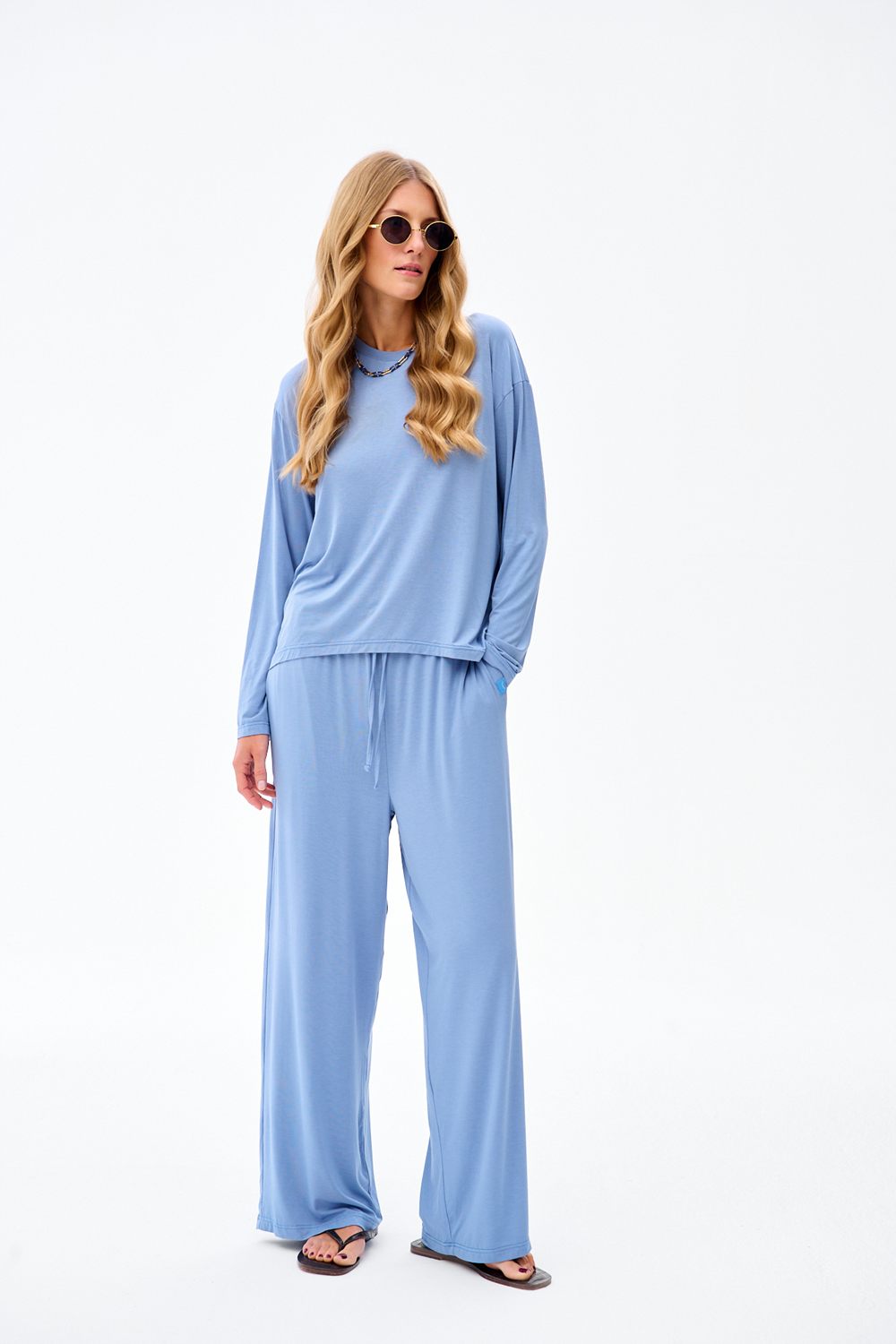 Nowhere Plans Loose Modal Pants