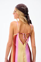 Painted Dusk Maxi Dress with Straps