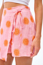 Solar Rush Linen Shorts