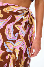 Marrakech Mood Midi Wrap Skirt