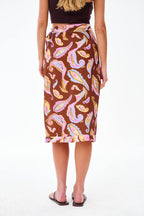 Marrakech Mood Midi Wrap Skirt