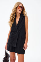 Long Shadows Linen Vest