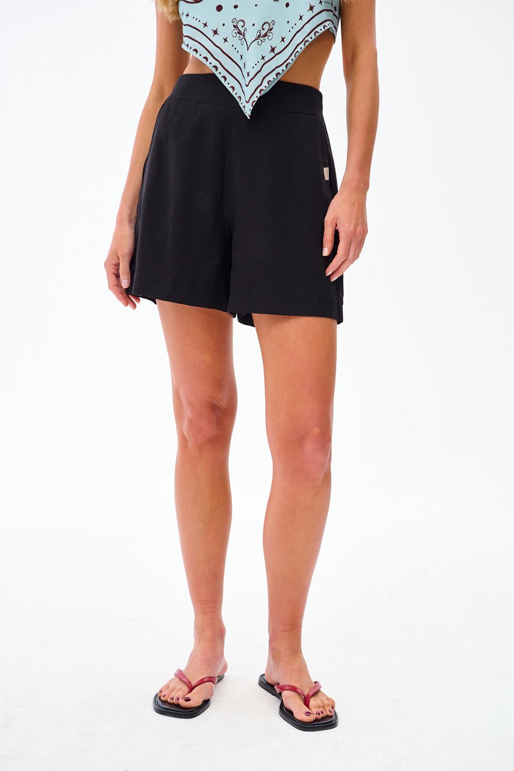 Long Shadows Linen Shorts