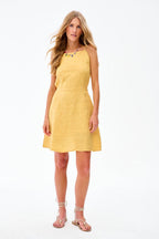 Sun Soaked Linen Mini Dress