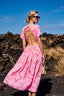 Camellia nyitott hátú maxi ruha