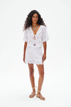Blanc Riviera Openwork Shorts