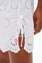 Blanc Riviera Openwork Shorts