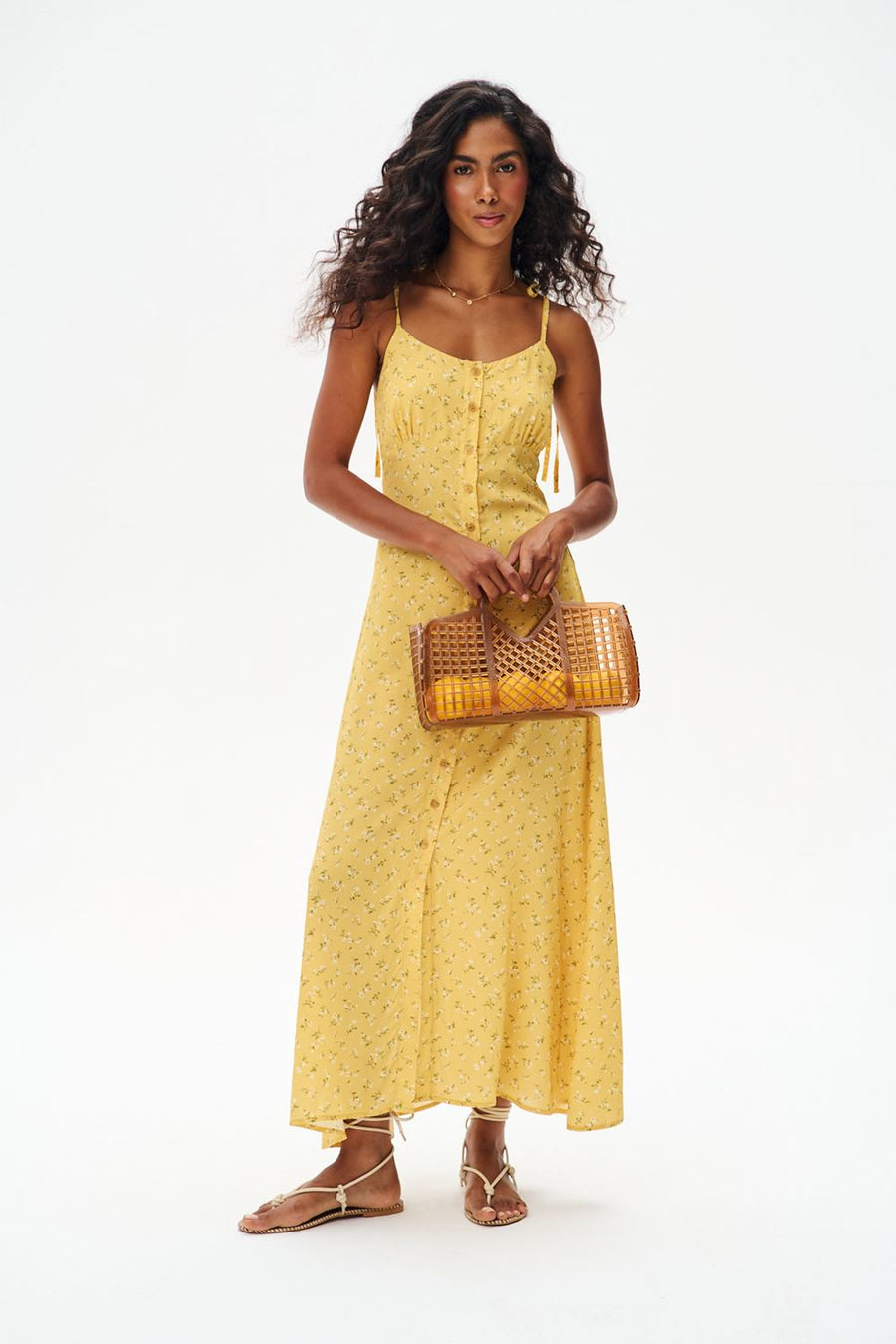 Soft Season Midi-Kleid mit Trägern