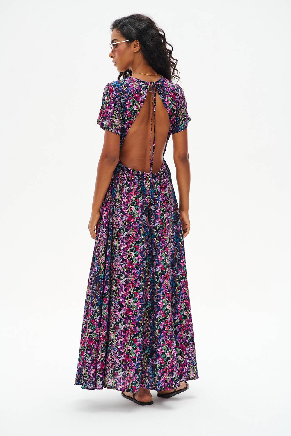 Bayberry Maxi Dress with an Open Back