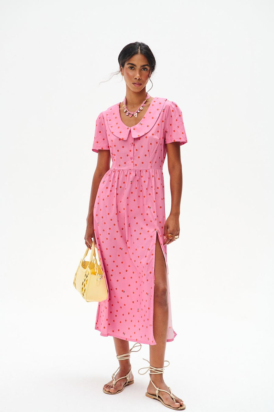 Pink Pomodorini Midikleid