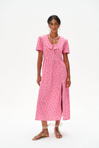 Pink Pomodorini Midi Dress