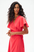Rosso Riviera Midi Dress