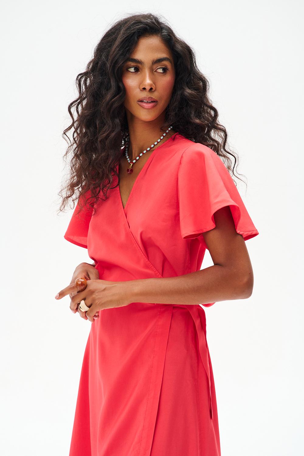 Rosso Riviera Midi Dress