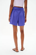 Cornflower muslin shorts