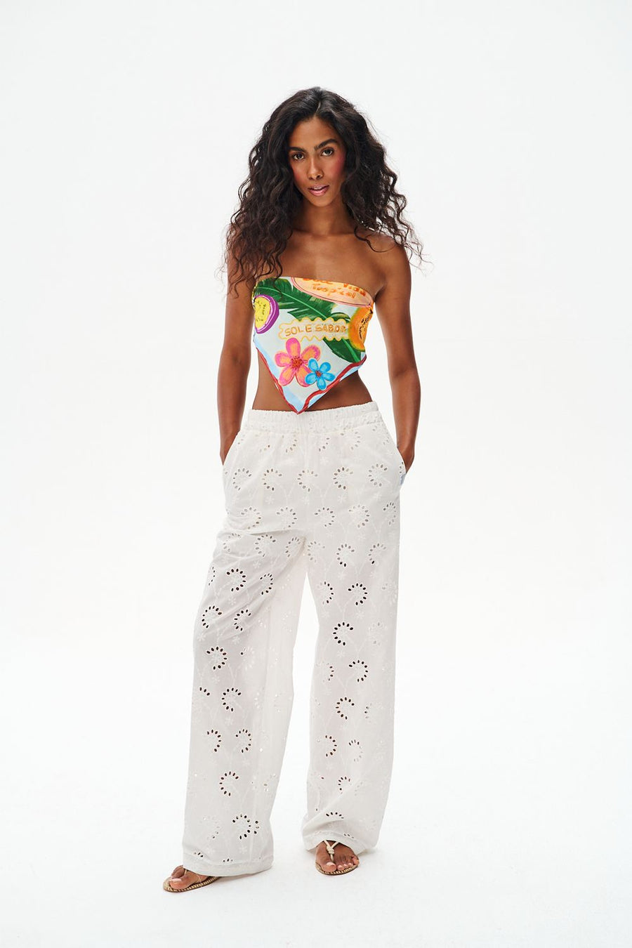 Weite Daisy Ajour-Hose