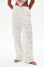 Pantalon large ajouré Daisy