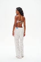 Pantalon large ajouré Daisy