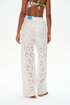 Pantalon large ajouré Daisy