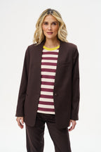 Manifesto Blazer with Detachable Collar