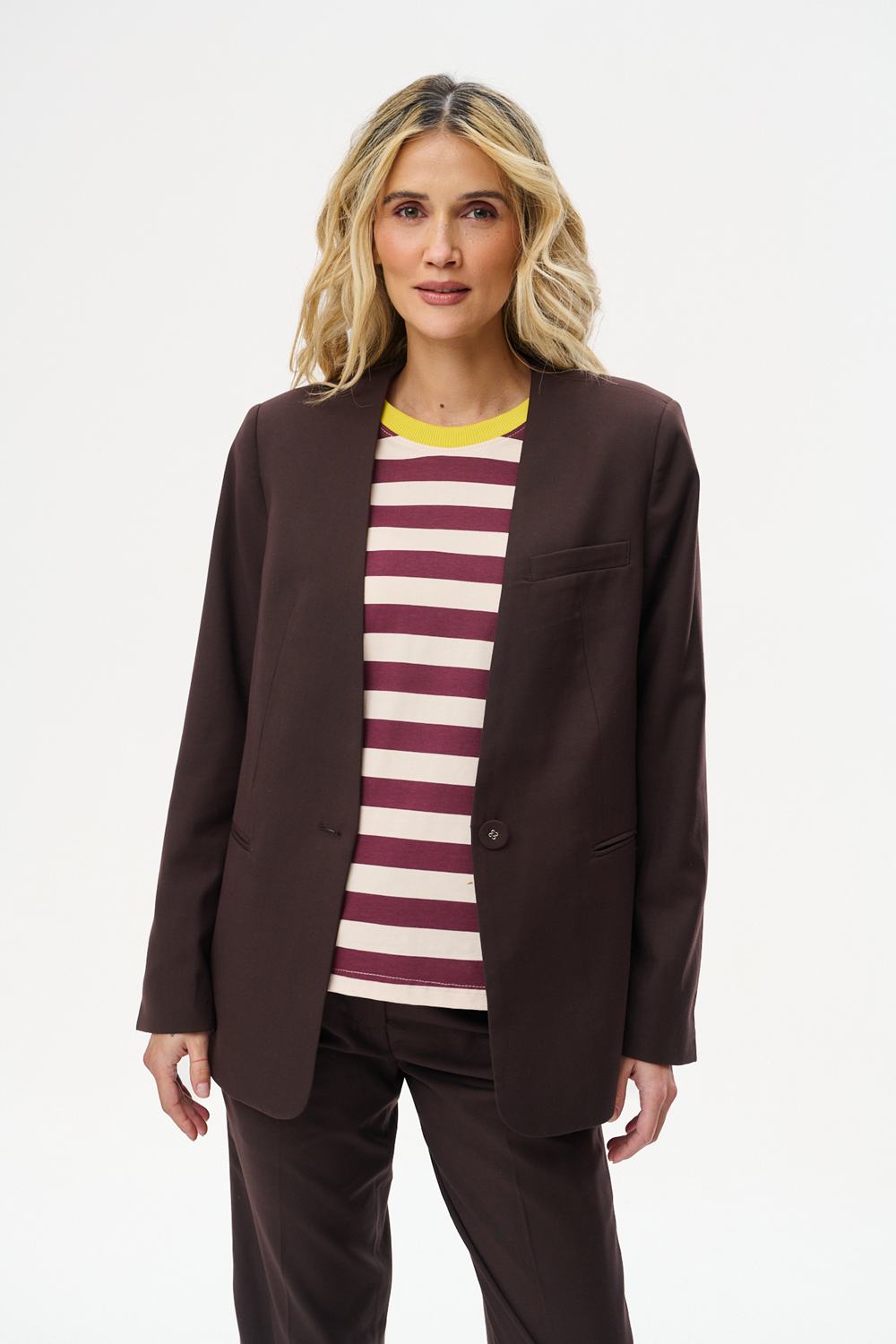 Manifesto Blazer with Detachable Collar