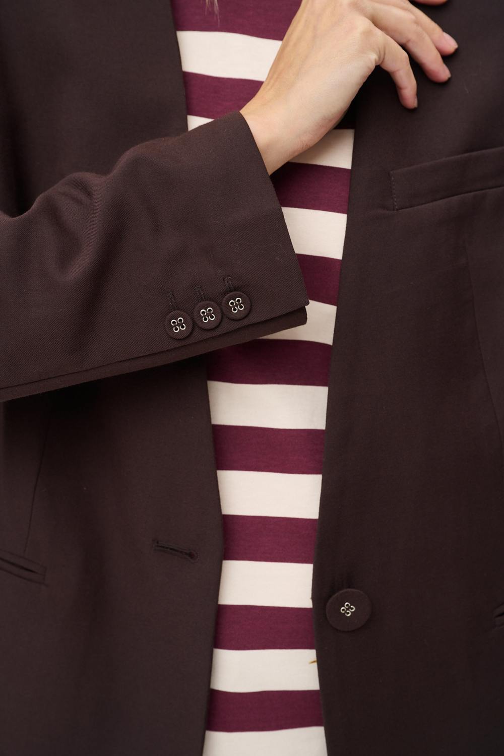 Manifesto Blazer with Detachable Collar