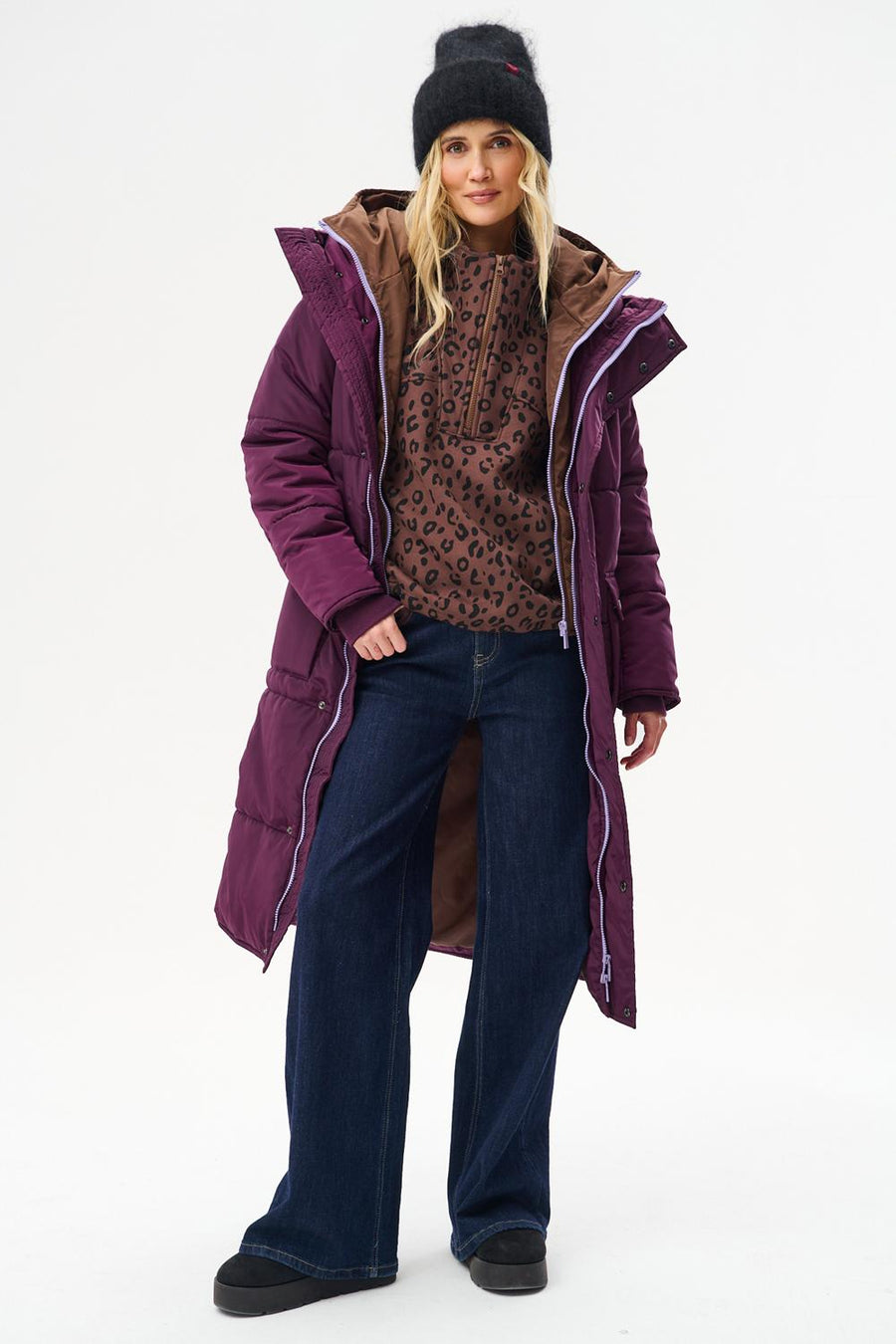 Downtown Dusk Long Winter Jacket