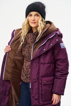 Downtown Dusk Long Winter Jacket