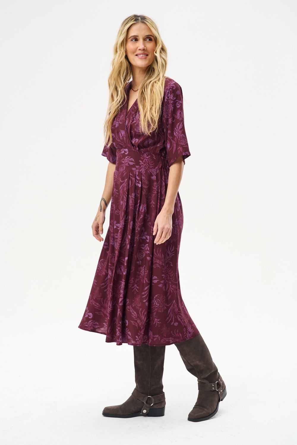 Nightfall Garden Midi Dress