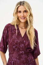 Nightfall Garden Midi Dress