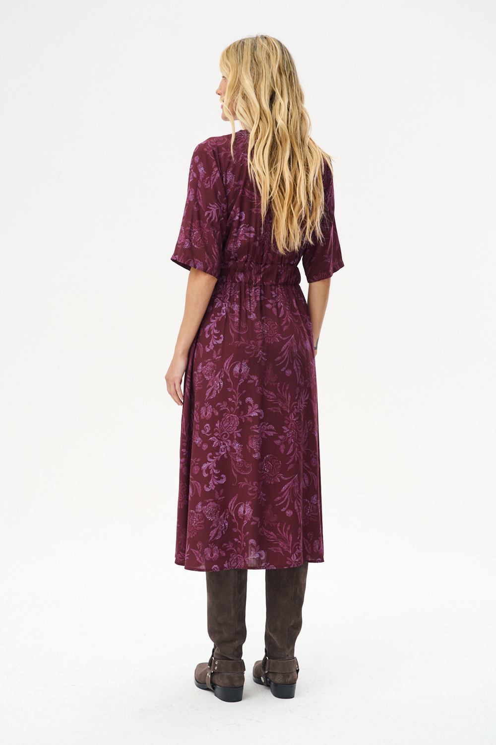 Nightfall Garden Midi Dress