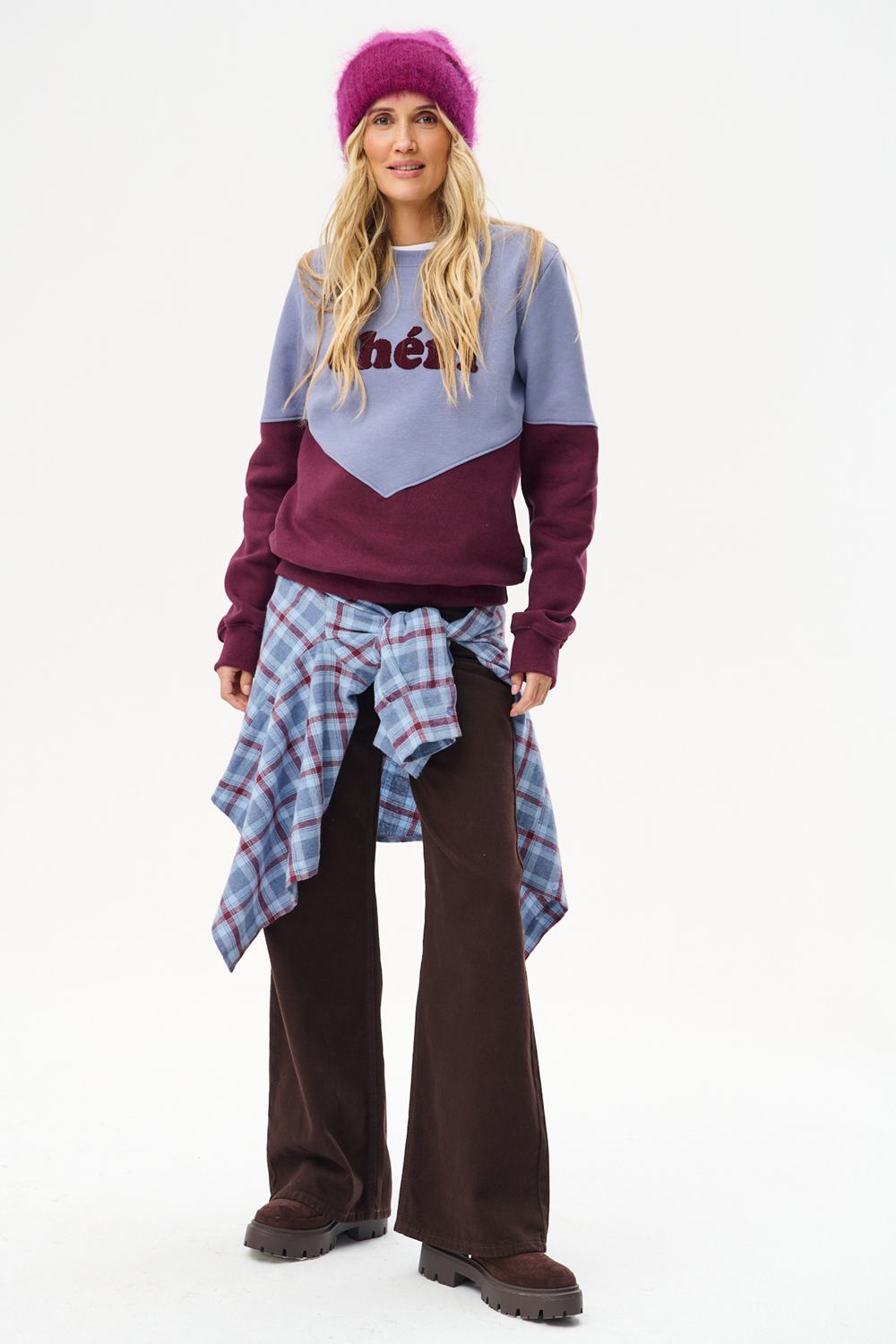Cheri Blue Sweatshirt
