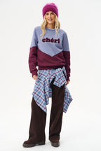 Cheri Blue Sweatshirt