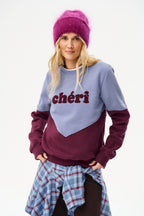 Cheri Blue Sweatshirt