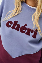 Cheri Blue Sweatshirt