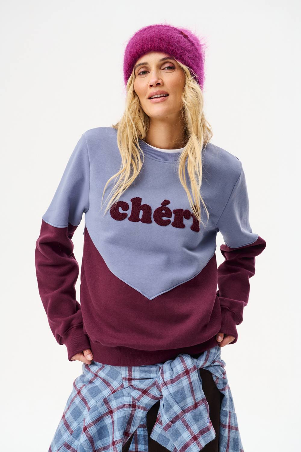 Cheri Blue Sweatshirt