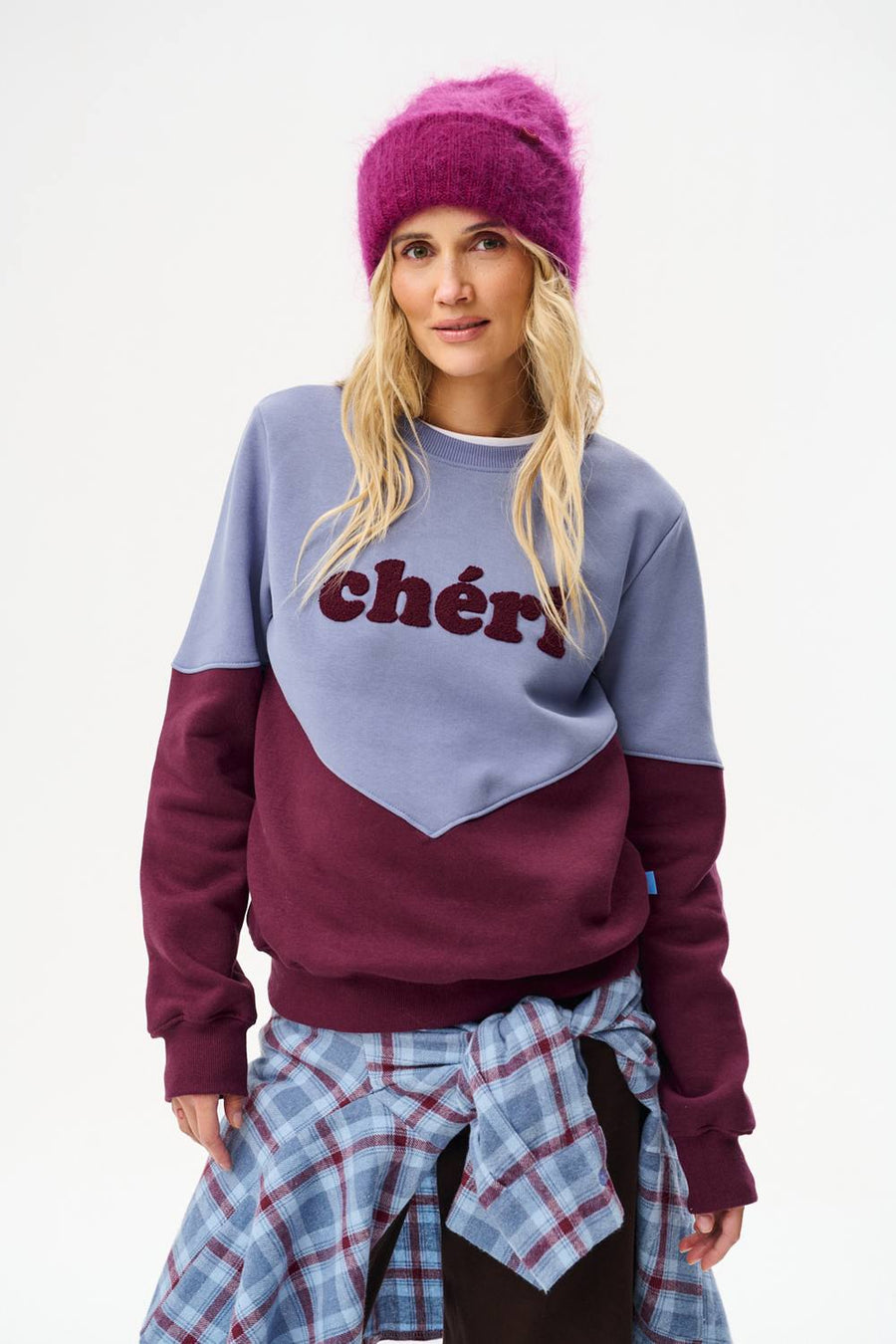Cheri Blue Sweatshirt
