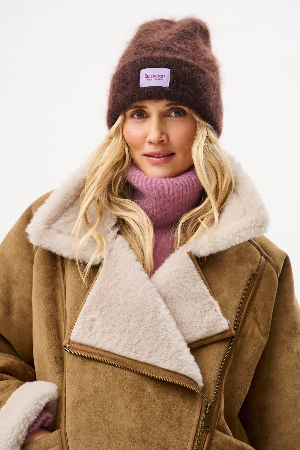 Fluffy Chocolate Hat