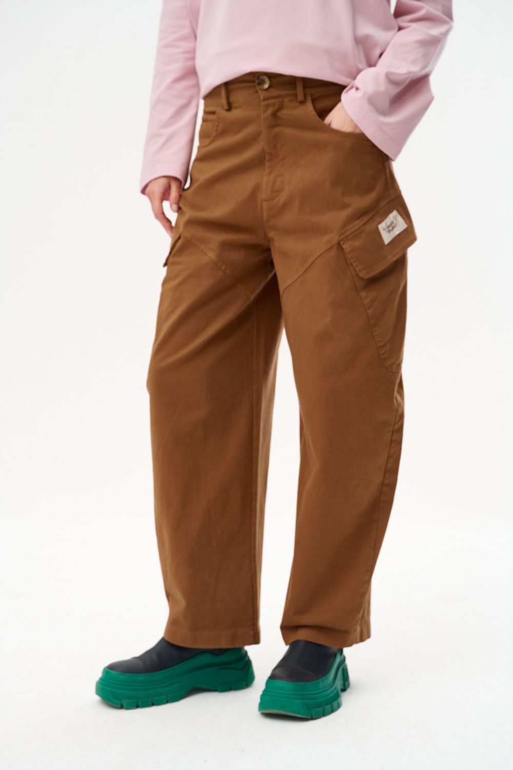 Cinnamon Cargo Trousers